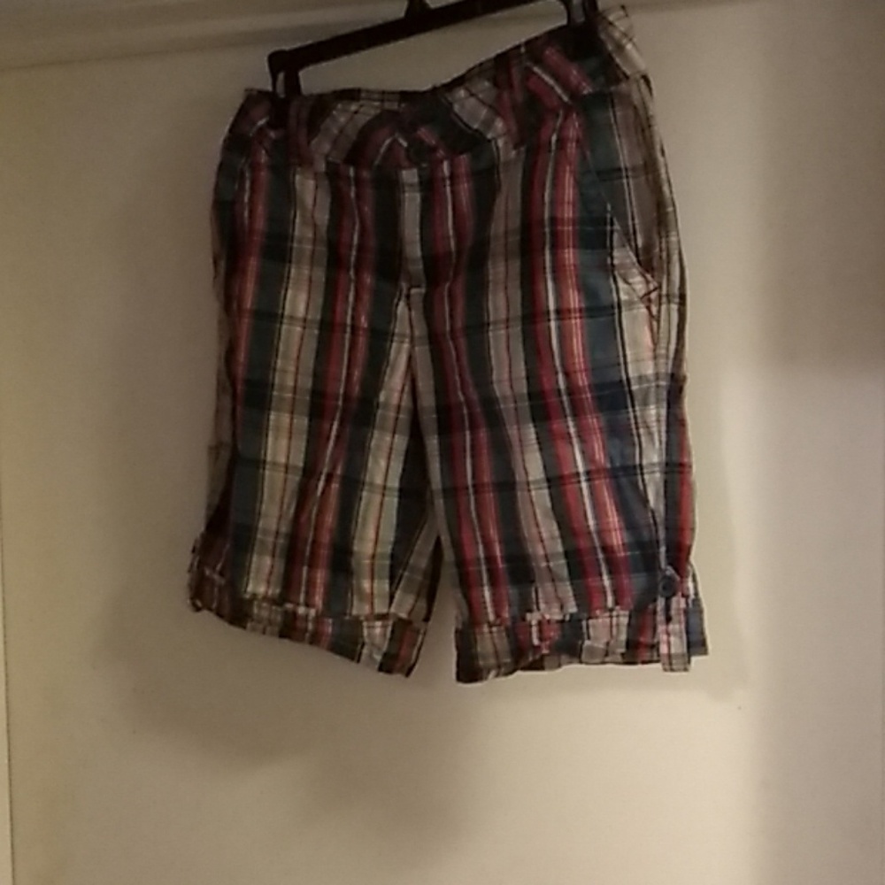 Red, white and blue shorts